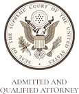 Seal Of The Supreme Court Of The United States | Admitted And Qualified Attorney